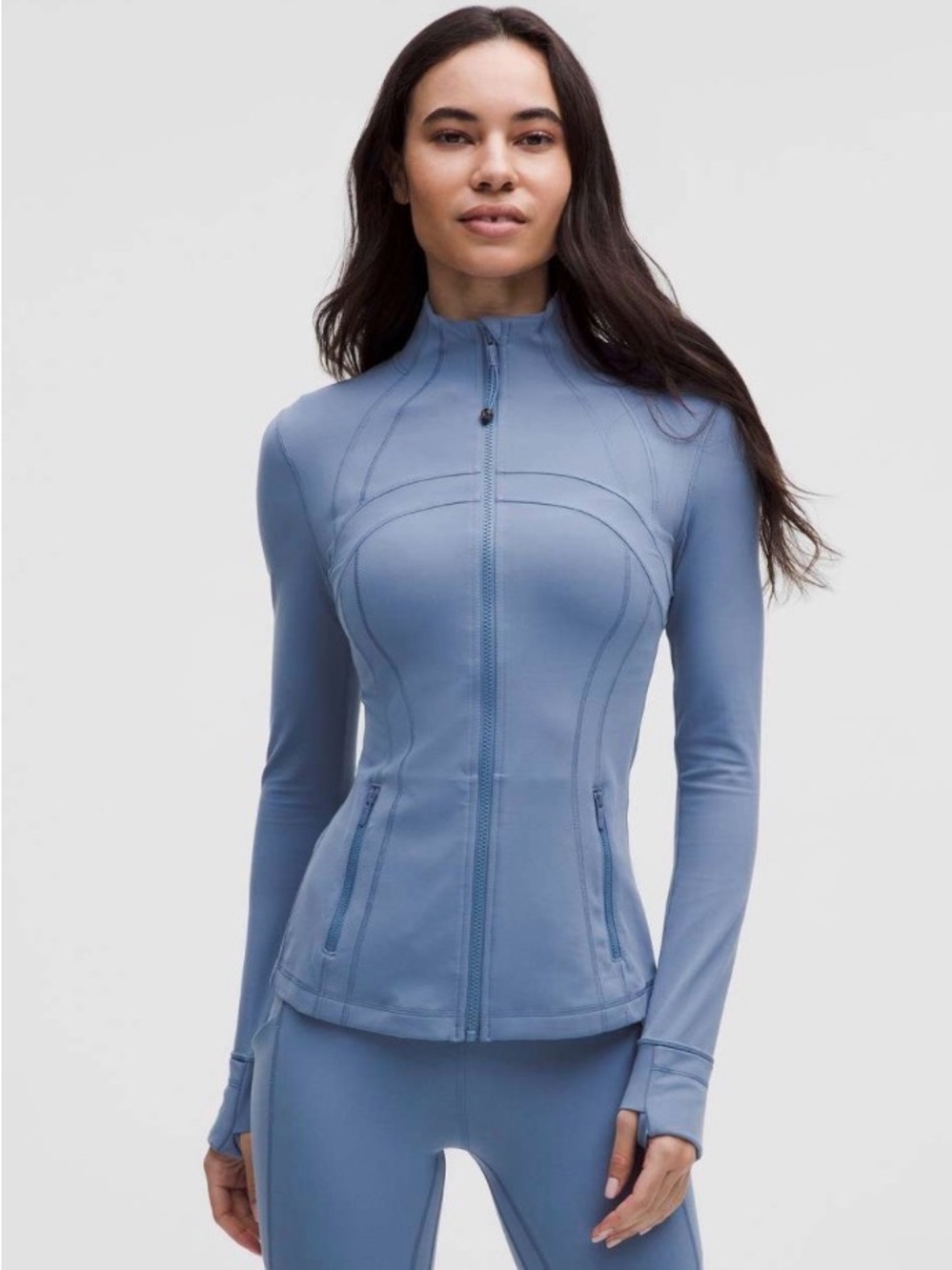 Lululemon Define Jacket *Nulu
Washed Denim Size 6